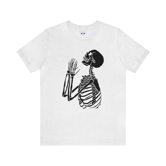 Praying Skeleton Tshirt | UNISEX